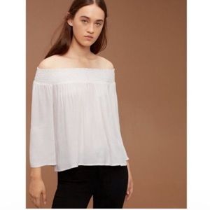 COPY - Aritzia Talula Marcilly Off the Shoulder Blouse